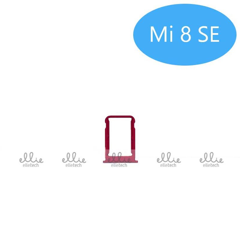 Bandeja de SIM para Xiaomi Mi 8SE Rojo