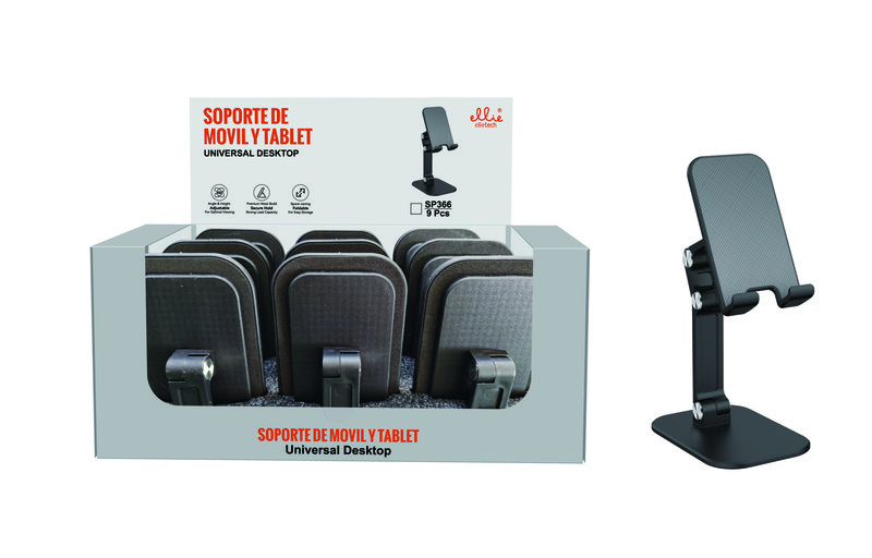 Ellietech SP366 Soporte Universal para Móvil (Pack 9pcs)