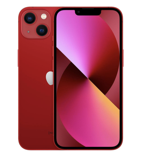 *Móvil iPhone 13 – 128GB Rojo Grado A, Salud de Batería 84%+ SIM Física (USADO)