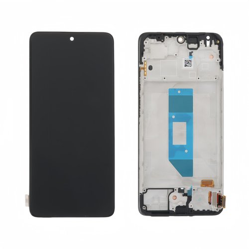 Pantalla Con Marco LCD+Táctil para Xiaomi Redmi Note 14 4G – Negro (Version 07E) SERCIVE PACK