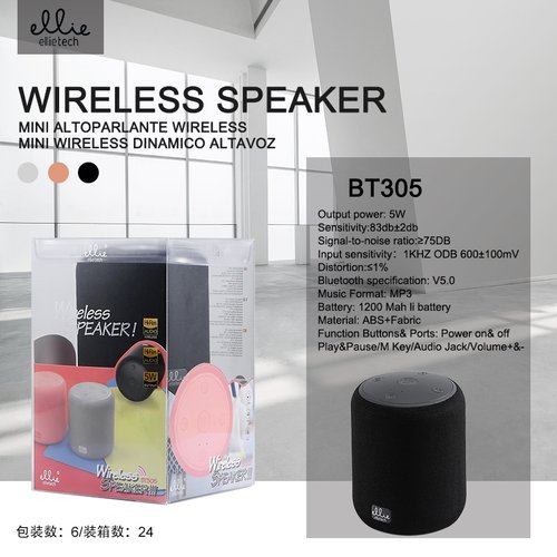 Ellietech BT305 Altavoz Bluetooth 5W