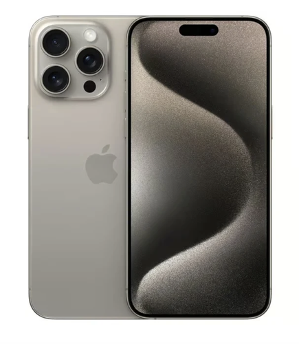 *Móvil iPhone 15 Pro Max– 256GB Titanio Grado A, Salud de Batería Entre 78% SIM Física (USADO)