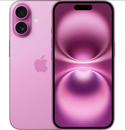 *Móvil iPhone 16 – 128GB Rosa Grado A, Salud de Batería Entre 90% SIM Física (USADO)
