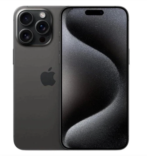 *Móvil iPhone 15 Pro Max– 256GB Negro Grado A, Salud de Batería Entre 75% SIM Física (USADO)