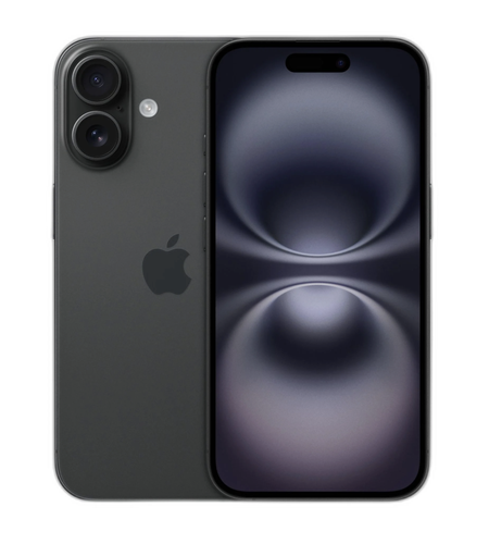 *Móvil iPhone 16 – 128GB Negro Grado A, Salud de Batería Entre 90% SIM Física (USADO)