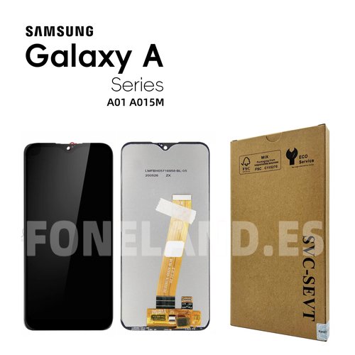 Pantalla Samsung Galaxy A01 A015M Negra Completa
