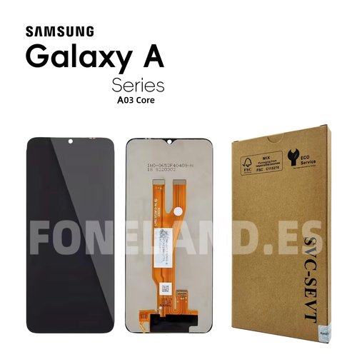 Pantalla Samsung A03 Core 2022 A032 Negro SERVICE PACK
