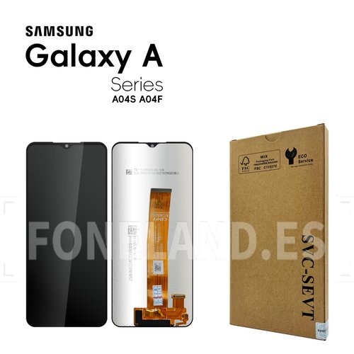Pantalla Samsung A047F A04S 4G 2022 Negro LCD+Táctil SERVICE PACK