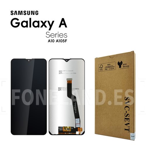 Pantalla Samsung A105F / M105F A10 / M10 2019 Negro SERVICE PACK