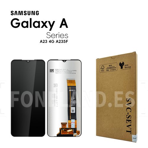 Pantalla Samsung A23 4G 2022 A235 Negro SERVICE PACK