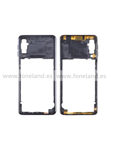 Carcasa Intermedia para Samsung A7 2018 A750F Negra