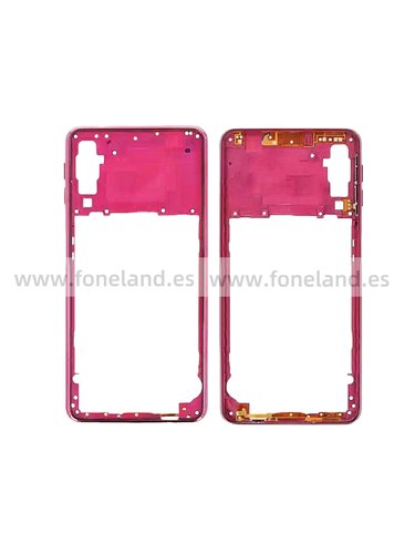 Carcasa Intermedia para Samsung A7 2018 A750F Rosa