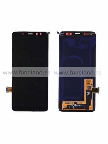 Pantalla Samsung A8 2018 A530F Sin Marco OLED Negra LCD+TACTIL Completo