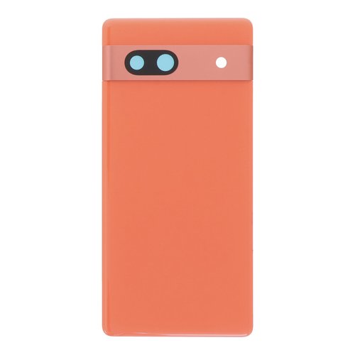 Tapa Trasera para Google Pixel 7A Naranja con Lente EXCELLENT