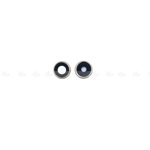 Lente Cristal Camara con Marco para Huawei Mate 20 Lite Dorado
