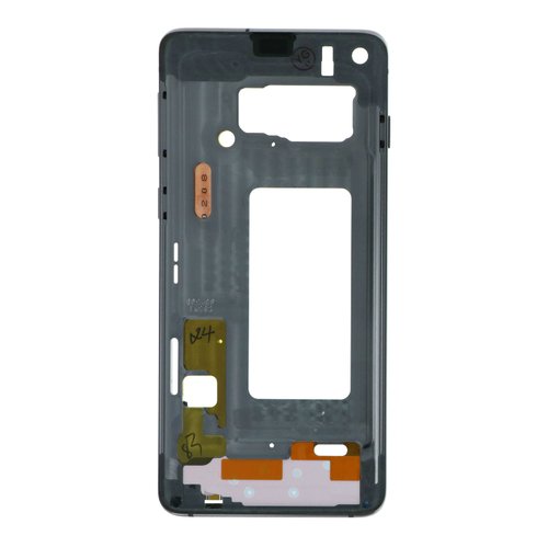 Carcasa Frontal para Samsung S10 G973F Negro con adesivo pantalla completo