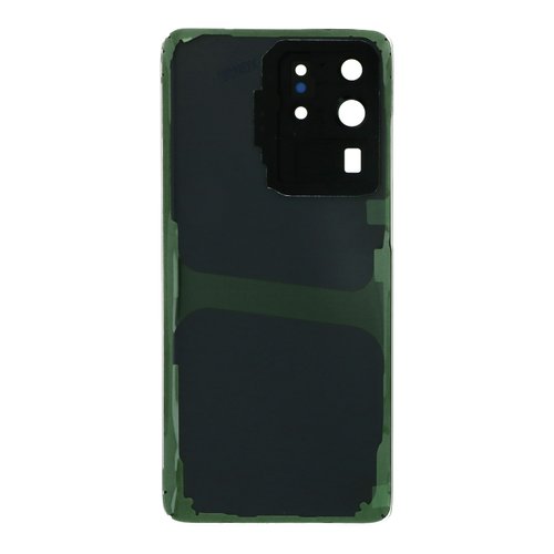 Cubierta de bateria Trasera para SM - S20 Ultra G988 Negro con lente Tapa Calidad Premium