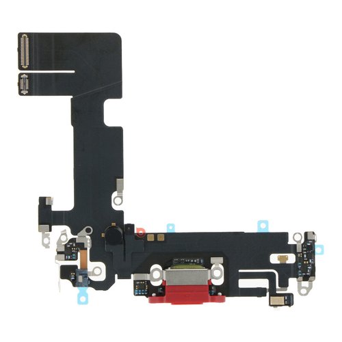 Flex de Carga para iPhone 13 Rojo Desmontaje