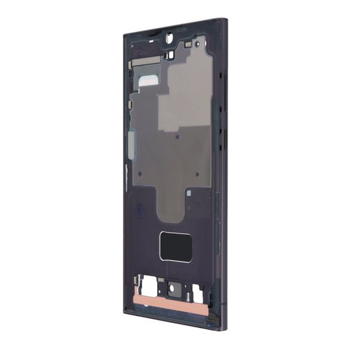 Carcasa Frontal para Samsung S22 Ultra  S908B Negro con adesivo pantalla completo