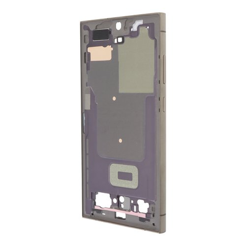 Carcasa Frontal para Samsung S24 Ultra 5G S928B Gris con adesivo pantalla completo