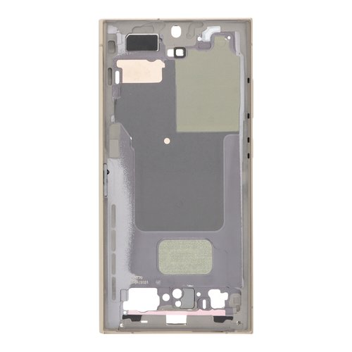 Carcasa Frontal para Samsung S24 Ultra 5G S928B Dorado con adesivo pantalla completo