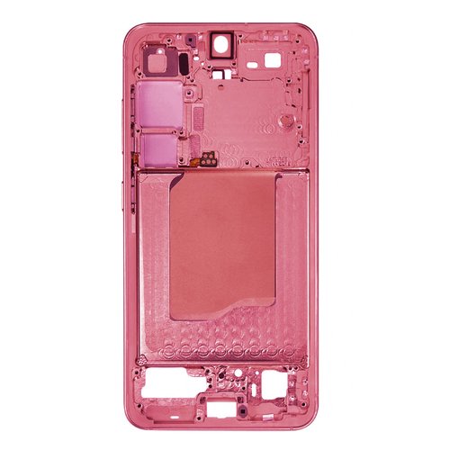 Carcasa Frontal para Samsung S25 5G S931B Rojo con adesivo pantalla completo