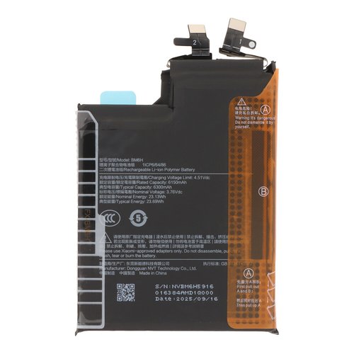 Bateria Xiaomi Mi 17 5G (25113PN0EG) / 17 Pro 5G (25098PN5AC) BM6H