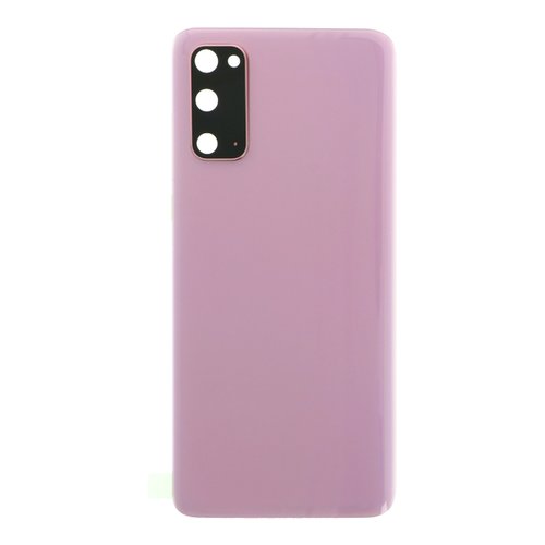Tapa Trasera para Samsung S20 G980 Rosa con Lente