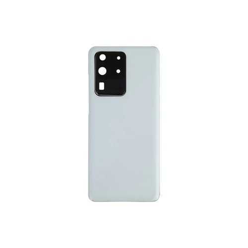 Tapa Trasera para Samsung S20 Ultra G988 Blanco con Lente