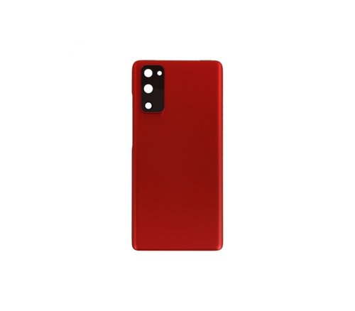 Tapa Trasera Samsung S20 FE G780F Rojo con Lente