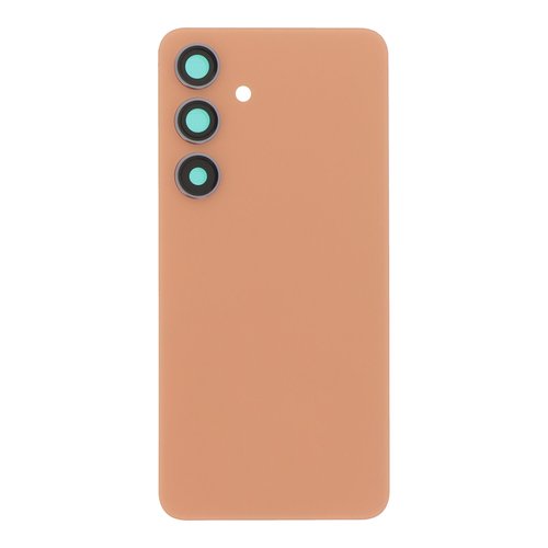 Tapa Trasera para Samsung S24 S921B Naranja con Lente