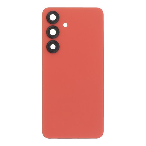 Tapa Trasera para Samsung S25 5G S931B Rojo con Lente