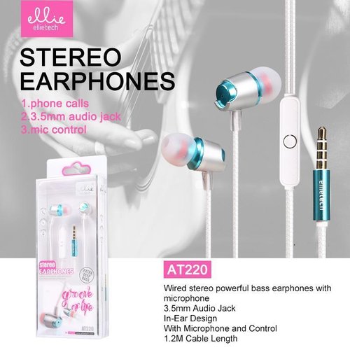 Ellietech AT220 Auriculares con Microfono