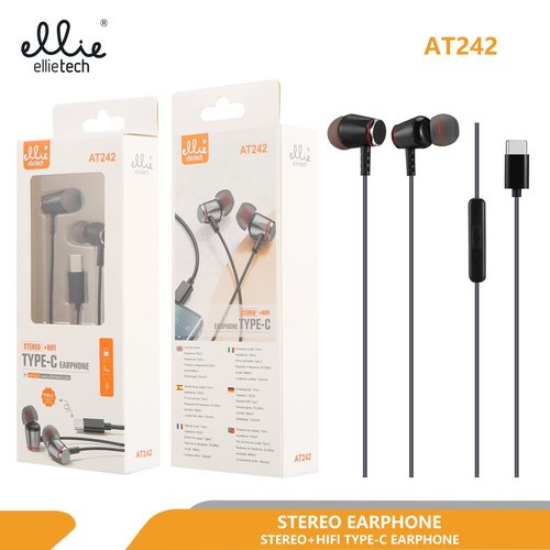 Ellietech AT242 Auriculares Tipo C NOVEDAD