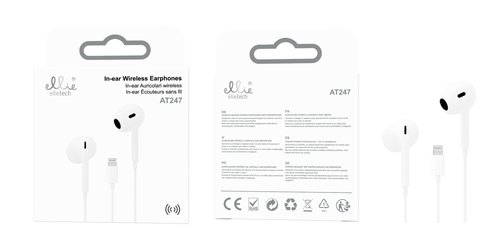 Ellietech AT247 Auriculares con Conector Lightning para iPhone Conectar con Bluetooth