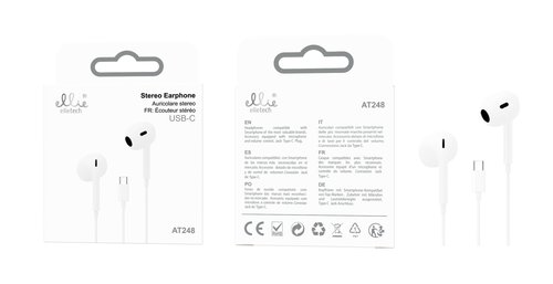 Ellietech AT248 Auricular con Cable Type-c