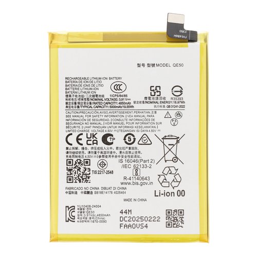 Batería para Motorola Moto G85 5G QE50 4850mAh