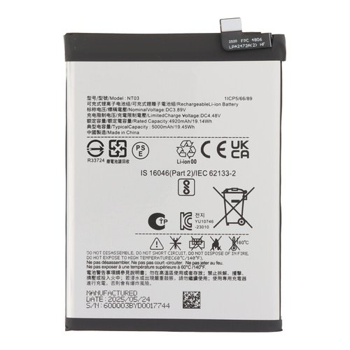 Batería para Nothing Phone 2A Plus / CMF Phone 1 NT03 5000mAh