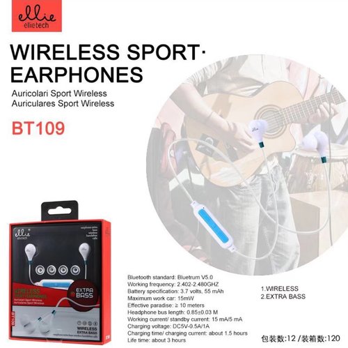 Ellietech BT109 Auriculares Bluetooth