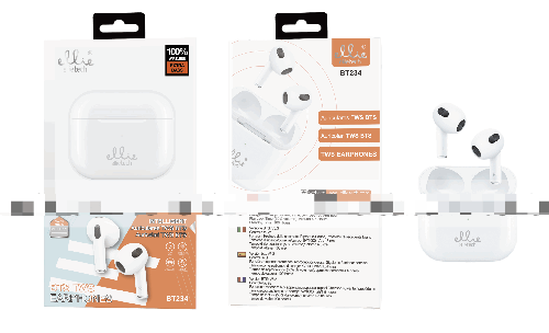 Ellietech BT234 Auriculares TWS Blanco