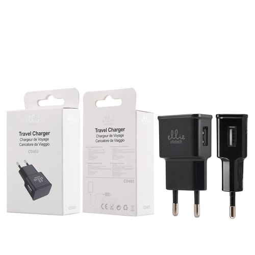 Ellietech CD403 Cargador USB de Pared sin Cable