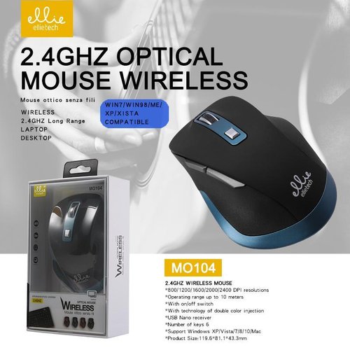 Ellietech MO104 Raton inalambrico