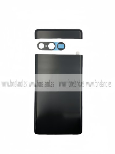 Tapa Trasera para Google Pixel 7 Pro Negro con Lente
