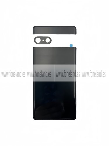 Tapa Trasera para Google Pixel 7 Negro con Lente EXCELLENT