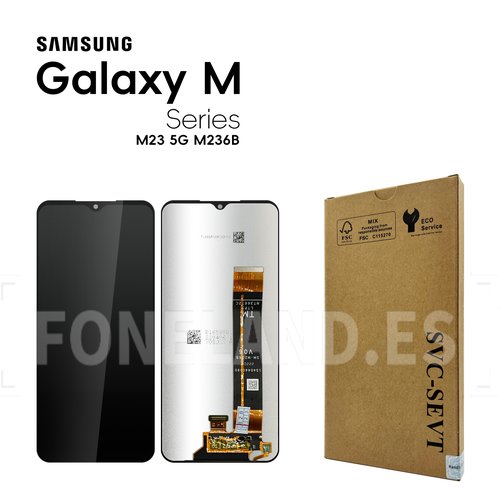 Pantalla Samsung M236B M23 5G 2022 Negro SERVICE PACK