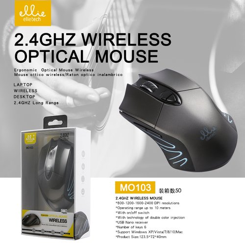 Ellietech MO103 Raton inalambrico