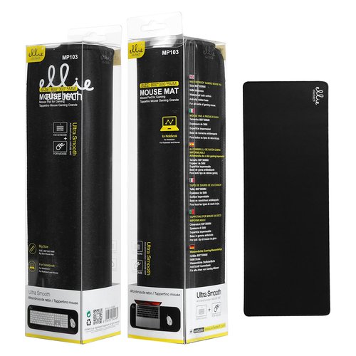 Ellietech MP103 Alfombrilla Grande para Teclado y Raton