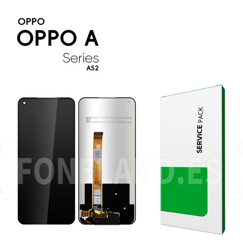 Pantalla OPPO A52 (CPH2061, CPH2069) / A72 (CPH2067) / A92 (CPH2059) 4G Negra Completa LCD+Tactil SERVICE PACK