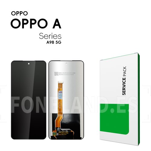 Pantalla OPPO A98 5G (CPH2529) JDI  Negra Completa LCD+Tactil SERVICE PACK