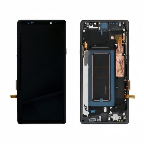 Pantalla Samsung Note 9 N960 Negra con Marco Original Completa SERVICE PACK